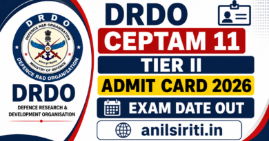DRDO CEPTAM 11 Tier II Admit Card 2026