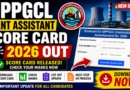 MPPGCL Plant Assistant Score Card 2026 Out