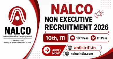 NALCO Non Executive Recruitment 2026