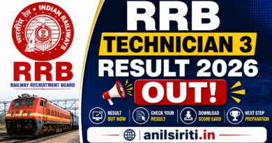 RRB Technician 3 Result 2026 Out