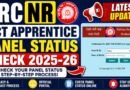 RRC NR Act Apprentice Panel Status Check 2025-26