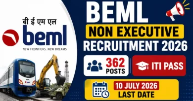 BEML Non Executive Recruitment 2026