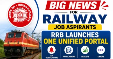 RRB Launch New Portal for Railway Job Notifications