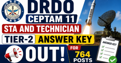 DRDO CEPTAM 11 Tier-2 Answer Key 2026