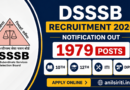 DSSSB Recruitment 2026 Notification Out, 1979 Posts