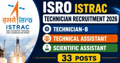 ISRO ISTRAC Technician Recruitment 2026
