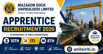 Mazagon Dock Shipbuilders Limited Apprentice Recruitment 2026