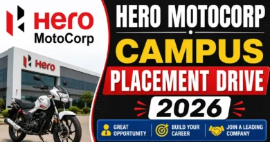 Hero MotoCorp Campus Placement Drive 2026