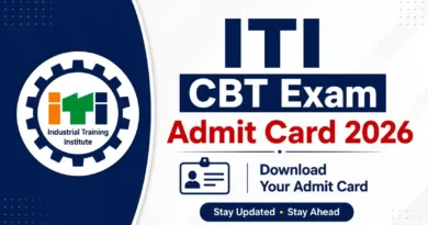 ITI CBT Exam Admit Card 2026 release on 3 July 2026