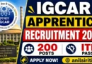 IGCAR Apprentice Recruitment 2026 Out