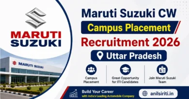 Maruti Suzuki CW Recruitment 2026 Uttar Pradesh