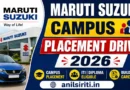 Maruti Suzuki Campus Placement Drive 2026 