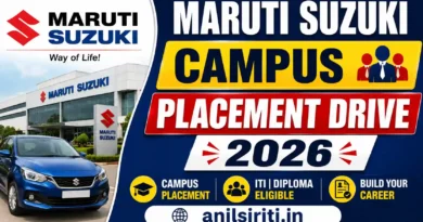Maruti Suzuki Campus Placement Drive 2026 