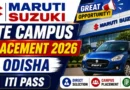 Maruti Suzuki FTE Campus Placement 2026 in Odisha