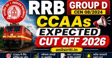 RRB Group D CCAAs expected cut off 2026