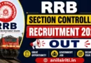 RRB Section Controller Recruitment 2026 out