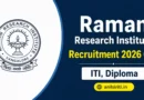 Raman Research Institute Recruitment 2026 Out