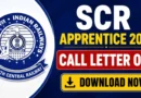 SCR Apprentice 2026 call letter out