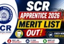 SCR Apprentice 2026 Merit list Out
