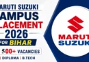 Maruti Suzuki Campus Placement 2026 for Bihar