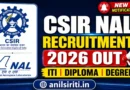 CSIR NAL Recruitment 2026 Out