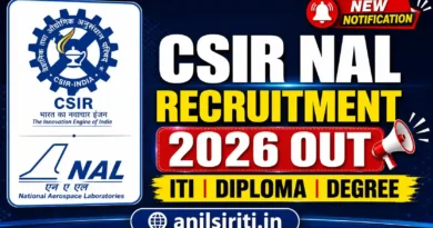 CSIR NAL Recruitment 2026 Out