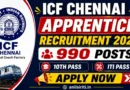 ICF Chennai Apprentice Recruitment 2026 Out