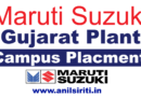 Maruti Suzuki Gujarat Campus Placement 2026