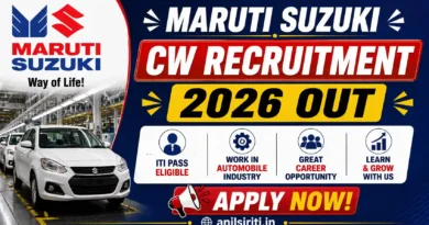 Maruti Suzuki CW Recruitment 2026 Out