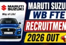 Maruti Suzuki WB FTE Recruitment 2026 Out