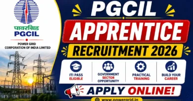 PGCIL Apprentice Recruitment 2026