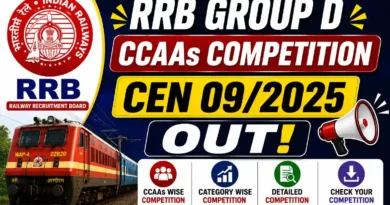 RRB Group D CCAAs Competition CEN 09/2025 Out