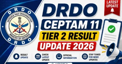 DRDO CEPTAM 11 Tier 2 Result Update 2026