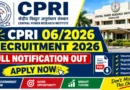 CPRI Recruitment 2026 Full Notification Out