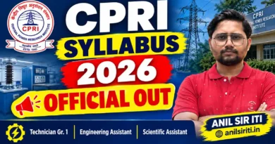 CPRI Syllabus 2026 official out