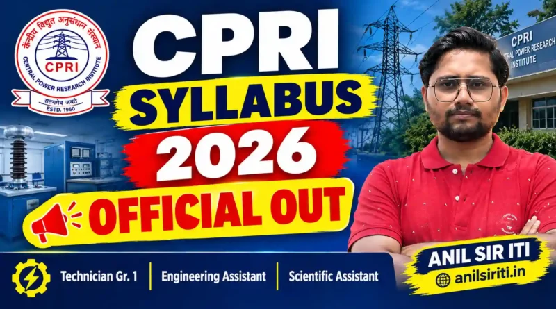 CPRI Syllabus 2026 official out
