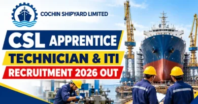 CSL Technician and ITI Apprentice Recruitment 2026 Out