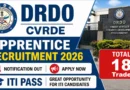 DRDO CVRDE Apprentice Recruitment 2026 Out