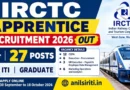 IRCTC WR Apprentice Recruitment 2026 Out
