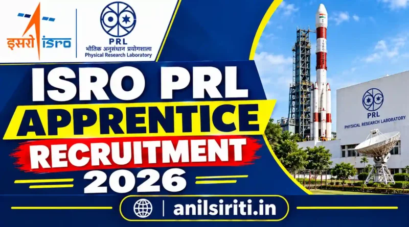 ISRO PRL Apprentice Recruitment 2026