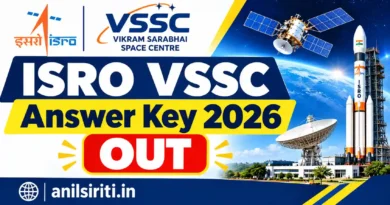 ISRO VSSC Answer Key 2026 Out