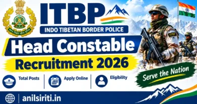 ITBP Head Constable Recruitment 2026