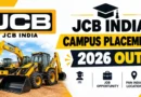 JCB India Campus Placement 2026 Out