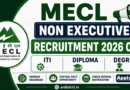 MECL Non Executive Recruitment 2026 Out