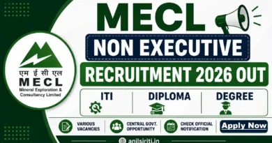 MECL Non Executive Recruitment 2026 Out