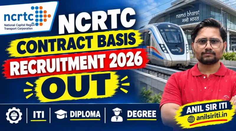 NCRTC Contract Basis Recruitment 2026 out