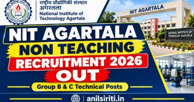 NIT Agartala Non Teaching Recruitment 2026 Out