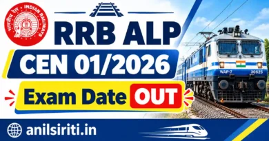 RRB ALP CEN 01/2026 Exam Date Out