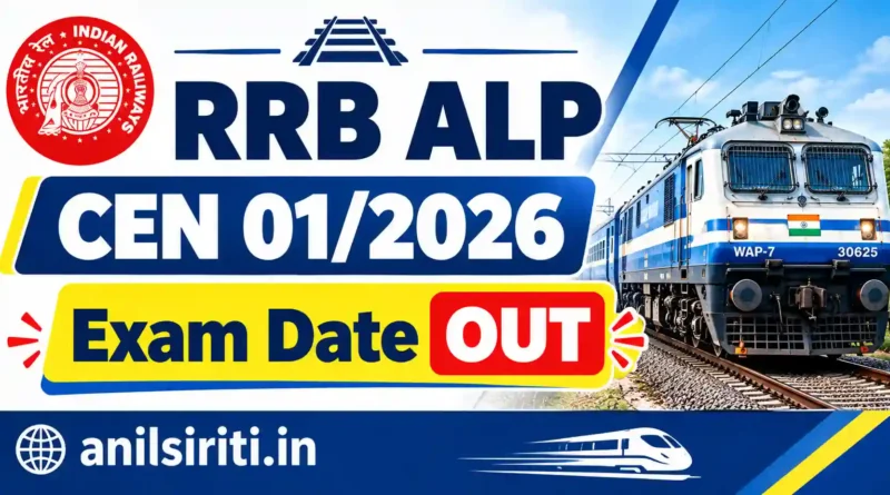 RRB ALP CEN 01/2026 Exam Date Out