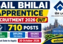 SAIL Bhilai Apprentice Recruitment 2026 Out